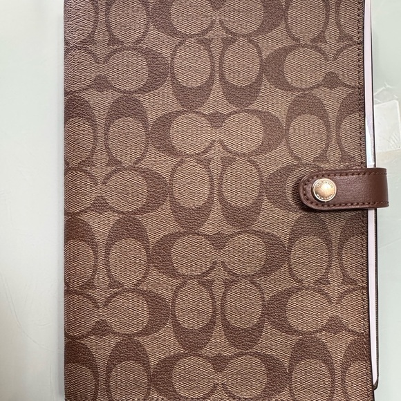 Coach Other - Coach Brown Monogrammed Notebook - Used
